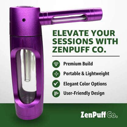 ZenPuff Luxury Aluminum/Glass Water Bottle