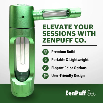 ZenPuff Luxury Aluminum/Glass Water Bottle